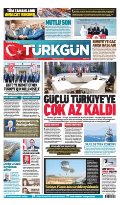 Türkgün Gazetesi 3 Ağustos 2025