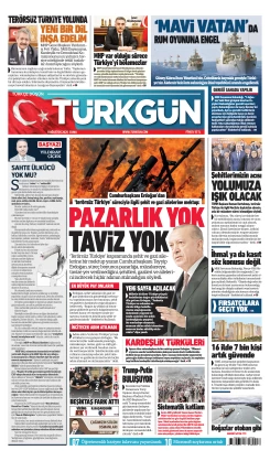 Türkgün Gazetesi 8 Ağustos 2025