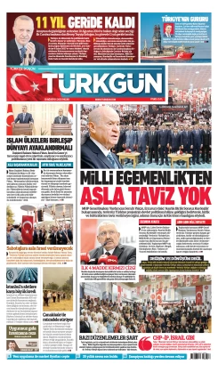 Türkgün Gazetesi 10 Ağustos 2025
