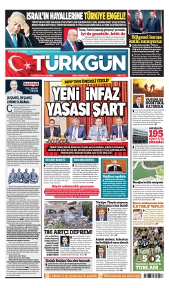 Türkgün Gazetesi 13 Ağustos 2025