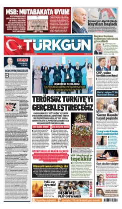 Türkgün Gazetesi 15 Ağustos 2025