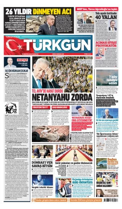 Türkgün Gazetesi 18 Ağustos 2025
