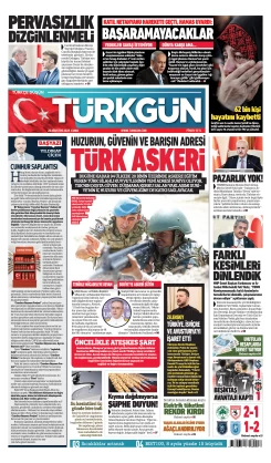 Türkgün Gazetesi 22 Ağustos 2025