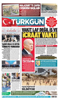 Türkgün Gazetesi 24 Ağustos 2025