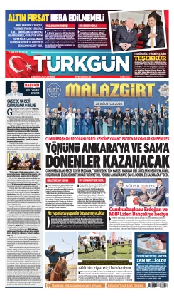Türkgün Gazetesi 27 Ağustos 2025