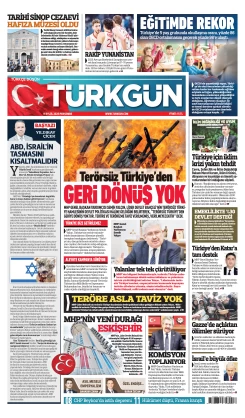 Türkgün Gazetesi 11 Eylül 2025