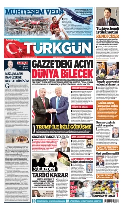 Türkgün Gazetesi 22 Eylül 2025
