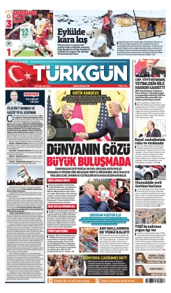 Türkgün Gazetesi 23 Eylül 2025