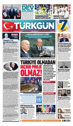 Türkgün Gazetesi 25 Eylül 2025