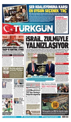 Türkgün Gazetesi 27 Eylül 2025