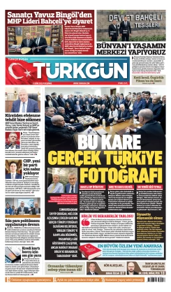 Türkgün Gazetesi 9 Ekim 2025