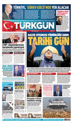 Türkgün Gazetesi 10 Ekim 2025