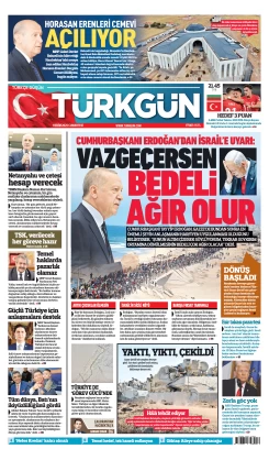 Türkgün Gazetesi 11 Ekim 2025