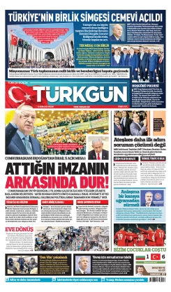 Türkgün Gazetesi 12 Ekim 2025