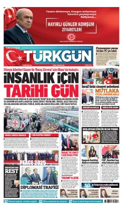 Türkgün Gazetesi 14 Ekim 2025