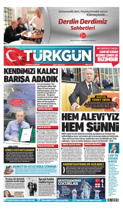 Türkgün Gazetesi 15 Ekim 2025