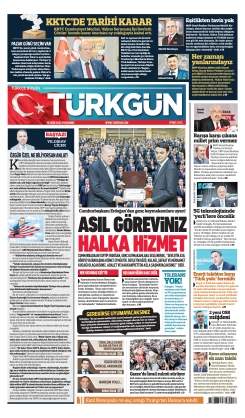 Türkgün Gazetesi 16 Ekim 2025
