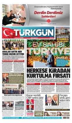 Türkgün Gazetesi 25 Ekim 2025