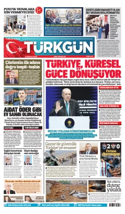 Türkgün Gazetesi 26 Ekim 2025