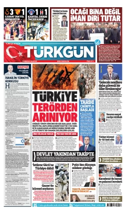 Türkgün Gazetesi 27 Ekim 2025