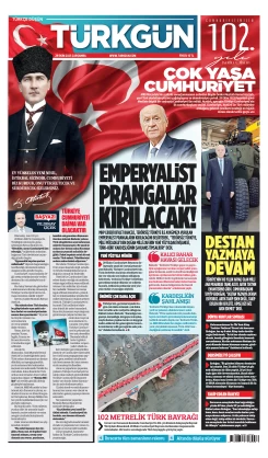 Türkgün Gazetesi 29 Ekim 2025