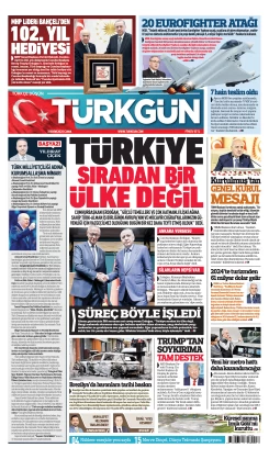 Türkgün Gazetesi 31 Ekim 2025