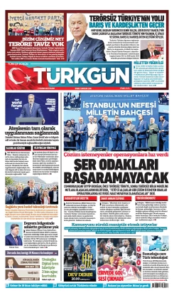 Türkgün Gazetesi 2 Kasım 2025