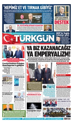 Türkgün Gazetesi 8 Kasım 2025