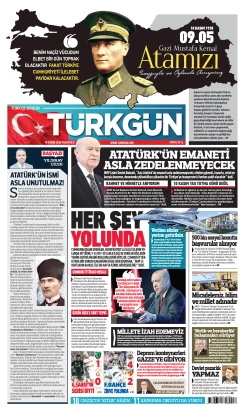 Türkgün Gazetesi 10 Kasım 2025