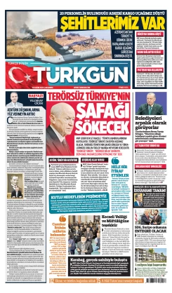 Türkgün Gazetesi 12 Kasım 2025