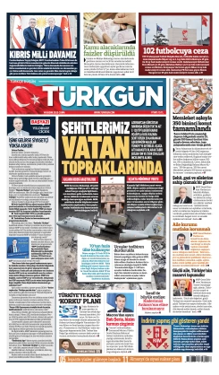 Türkgün Gazetesi 14 Kasım 2025