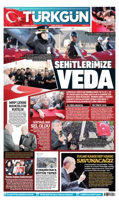 Türkgün Gazetesi 15 Kasım 2025