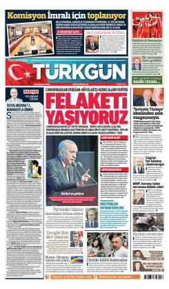 Türkgün Gazetesi 21 Kasım 2025