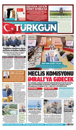 Türkgün Gazetesi 22 Kasım 2025
