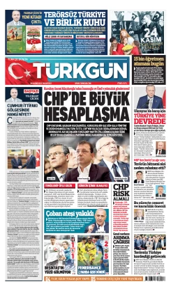 Türkgün Gazetesi 24 Kasım 2025
