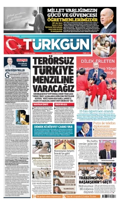Türkgün Gazetesi 25 Kasım 2025