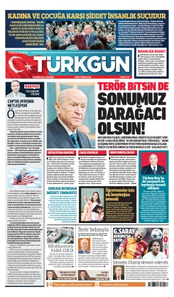 Türkgün Gazetesi 26 Kasım 2025