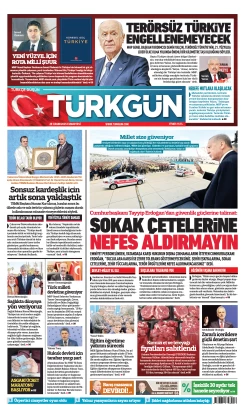 Türkgün Gazetesi 29 Kasım 2025