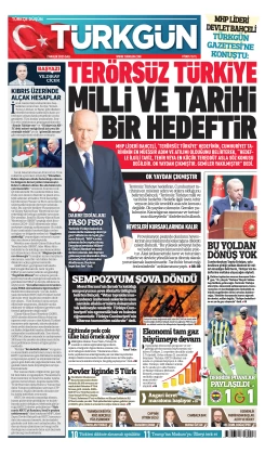 Türkgün Gazetesi 2 Aralık 2025