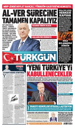 Türkgün Gazetesi 3 Aralık 2025