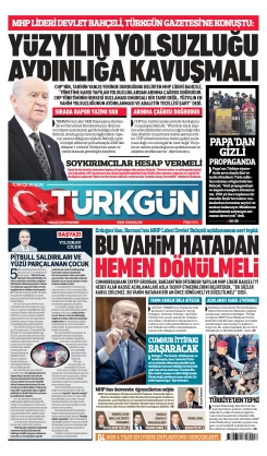 Türkgün Gazetesi 4 Aralık 2025
