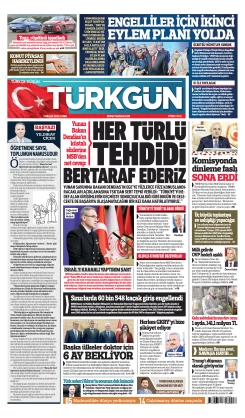 Türkgün Gazetesi 5 Aralık 2025