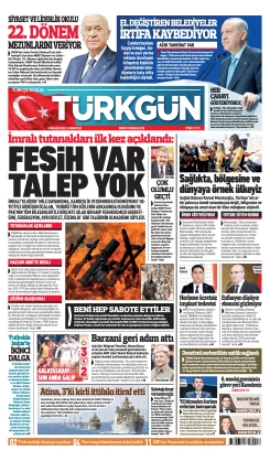 Türkgün Gazetesi 6 Aralık 2025