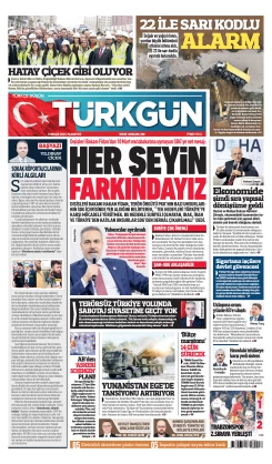 Türkgün Gazetesi 8 Aralık 2025