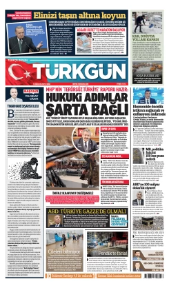 Türkgün Gazetesi 12 Aralık 2025