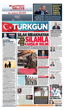 Türkgün Gazetesi 15 Aralık 2025