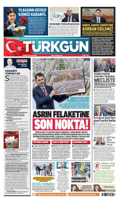 Türkgün Gazetesi 18 Aralık 2025