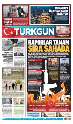 Türkgün Gazetesi 20 Aralık 2025