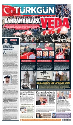 Türkgün Gazetesi 31 Aralık 2025