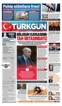 Türkgün Gazetesi 8 Ocak 2026